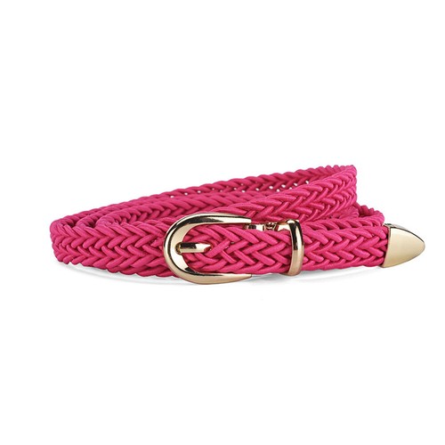 Unisex braided thin waist belt - braided,